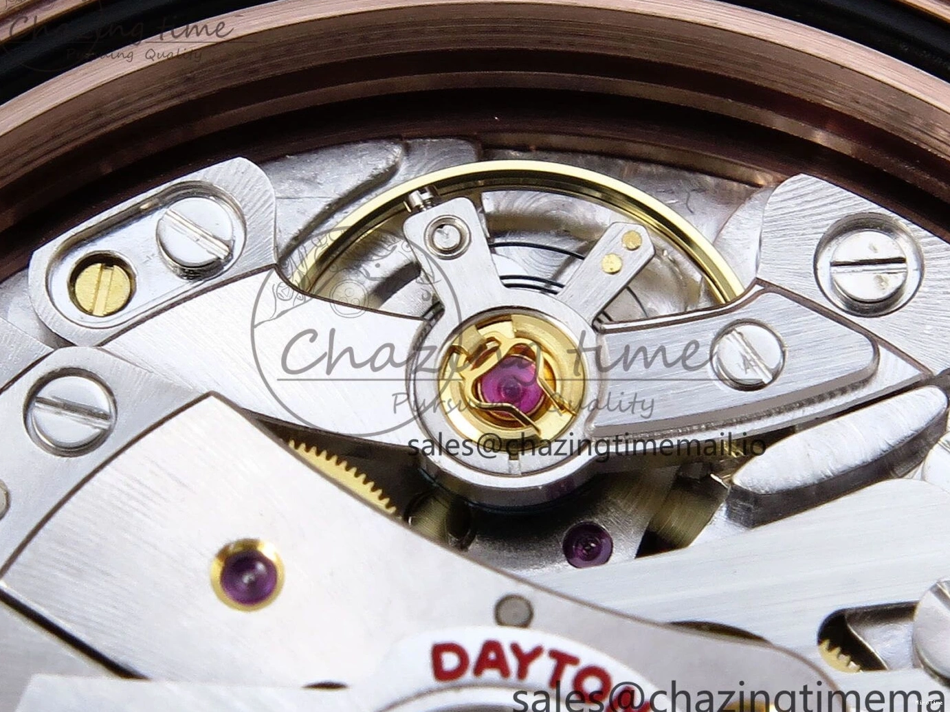 MiroTime 0302 Daytona 116505 KING 1:1 Best Edition Chocolate Dial on RG Bracelet SH OdorResistant 1932